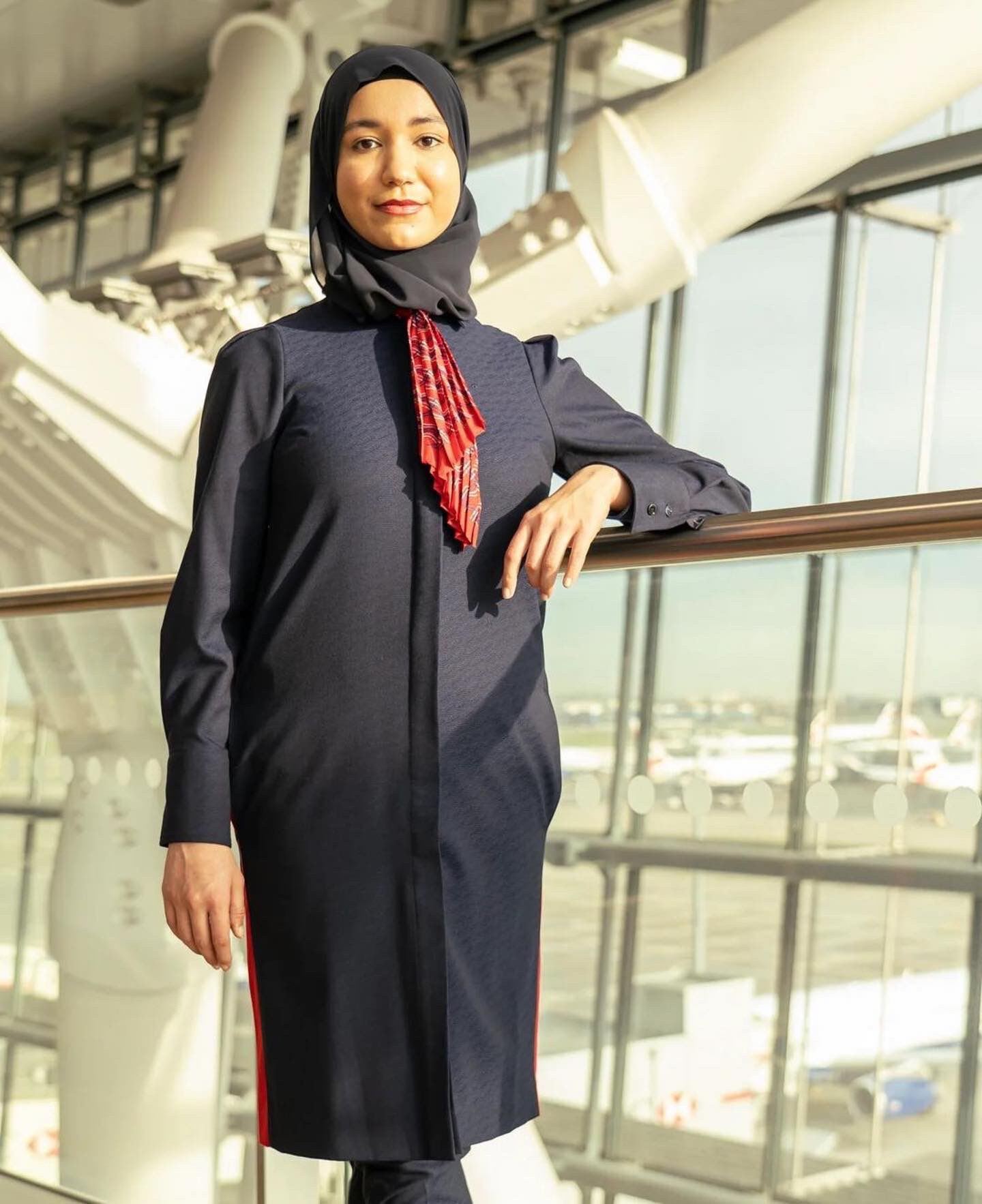 british airways perkenal seragam baharu, kru kabin kini dibenar bertudung