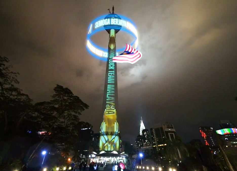 m4: menara kl jadi tumpuan, lan todak terharu sokongan rakyat malaysia