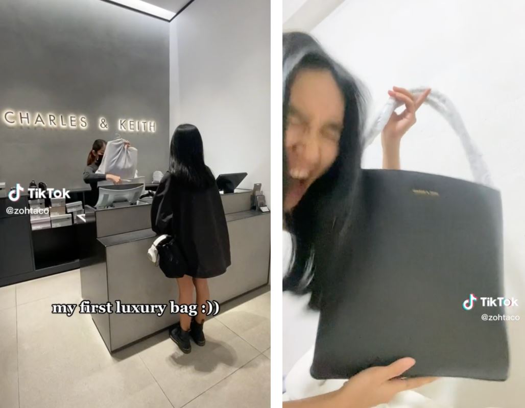 gadis teruja dapat beg pertama jenama mewah dari ayah, tapi ada netizen komen negatif pula