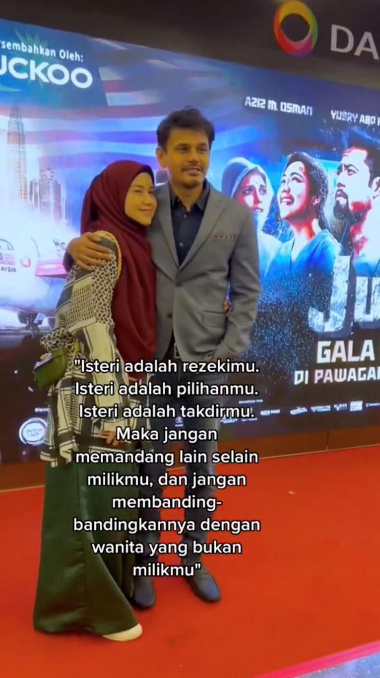 “maka jangan pandang lain selain milikmu,” video yusry raih pujian ramai