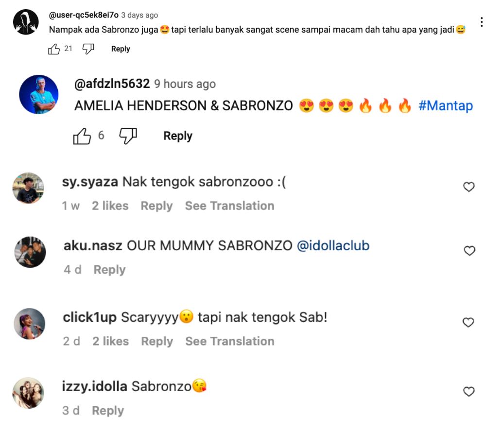peminat teruja lihat sabronzo dolla lakon dalam filem pulau