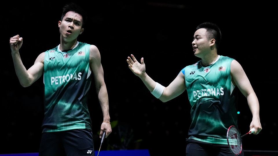 aaron chia-soh wooi yik kini beregu lelaki nombor 2 dunia!