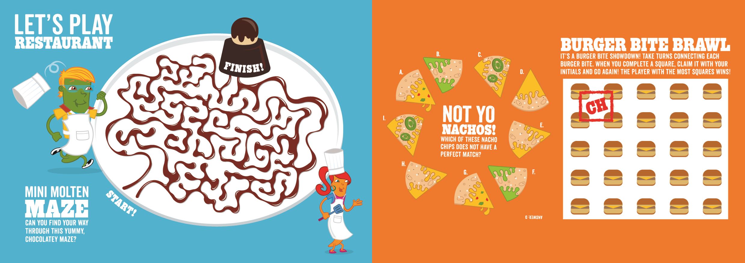 kid's activity sheet