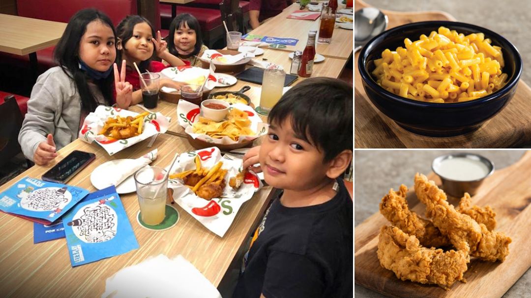 kids enjoying food at chilis