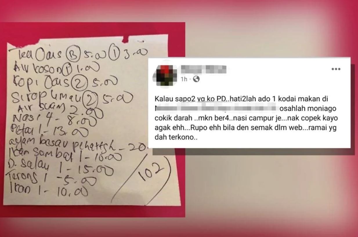 biar betul? restoran ini caj air suam rm2, air kosong pula rm1