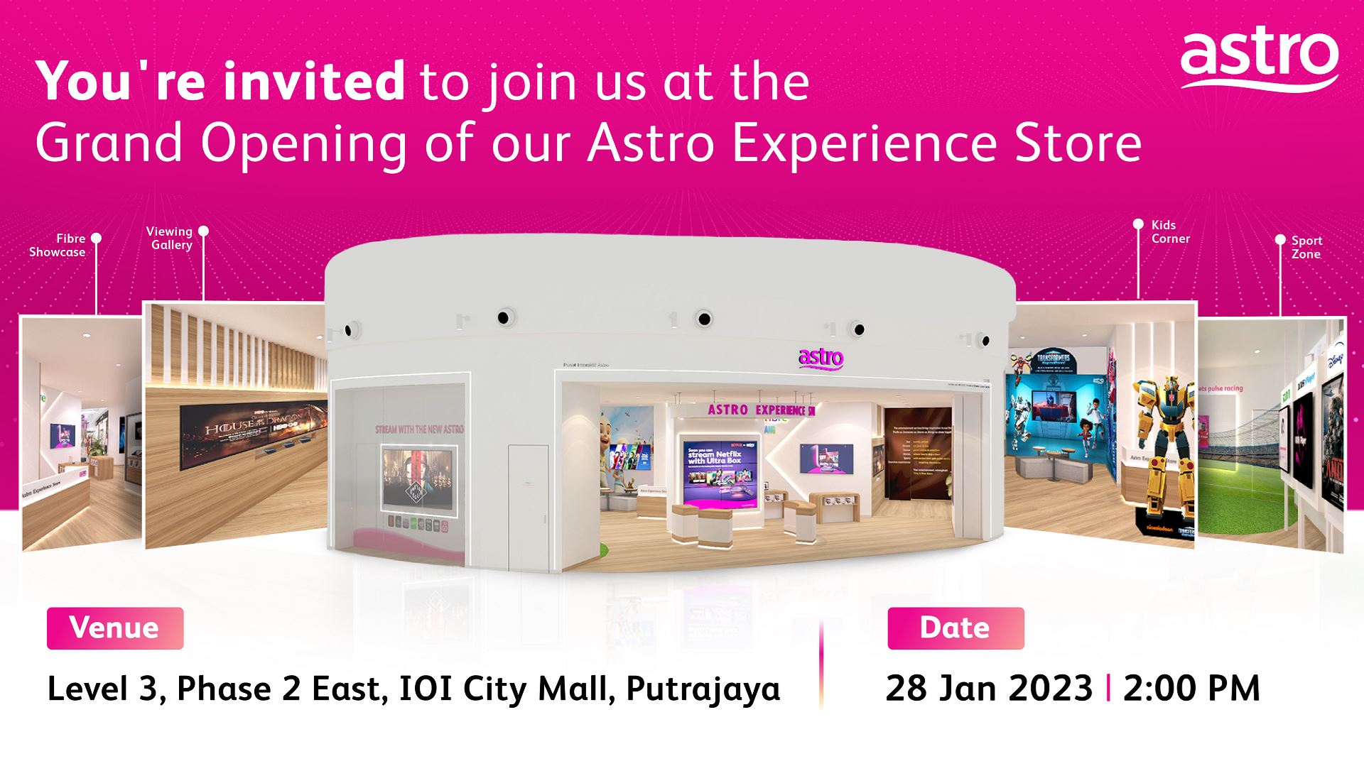 grand opening of astro’s largest flagship experience store in ioi city mall