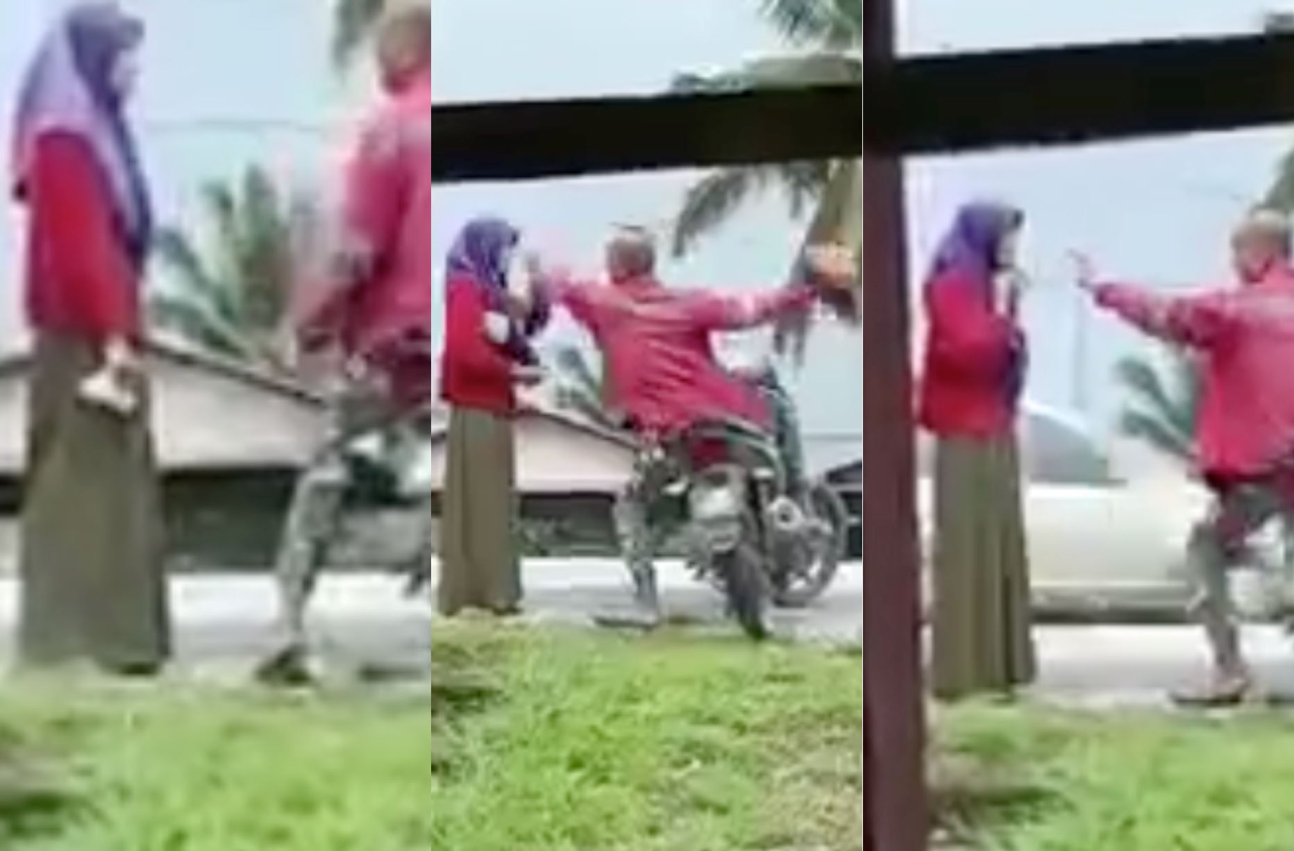 netizens angered after video of man beating his wife with helmet went viral!