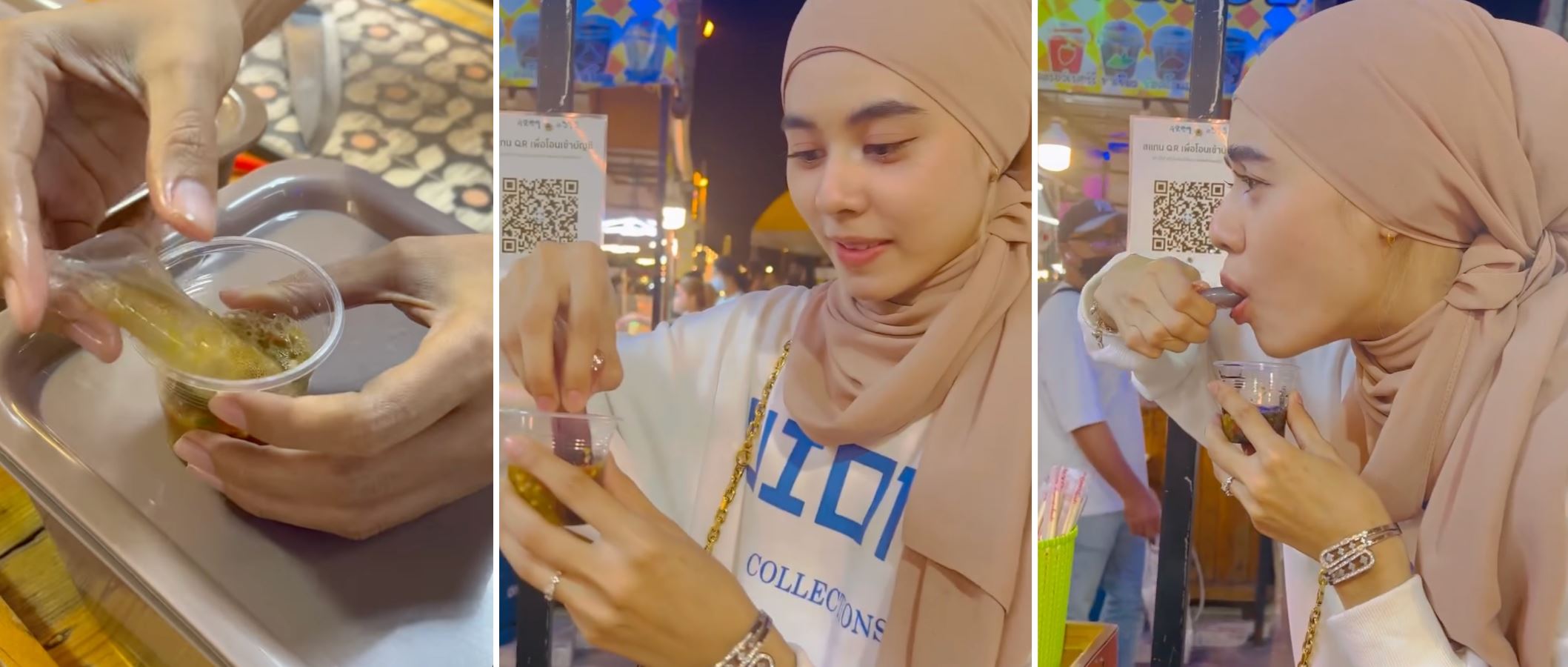 “yakinnya kamu,” makan sotong dan udang hidup, masya masyitah diserang netizen lagi