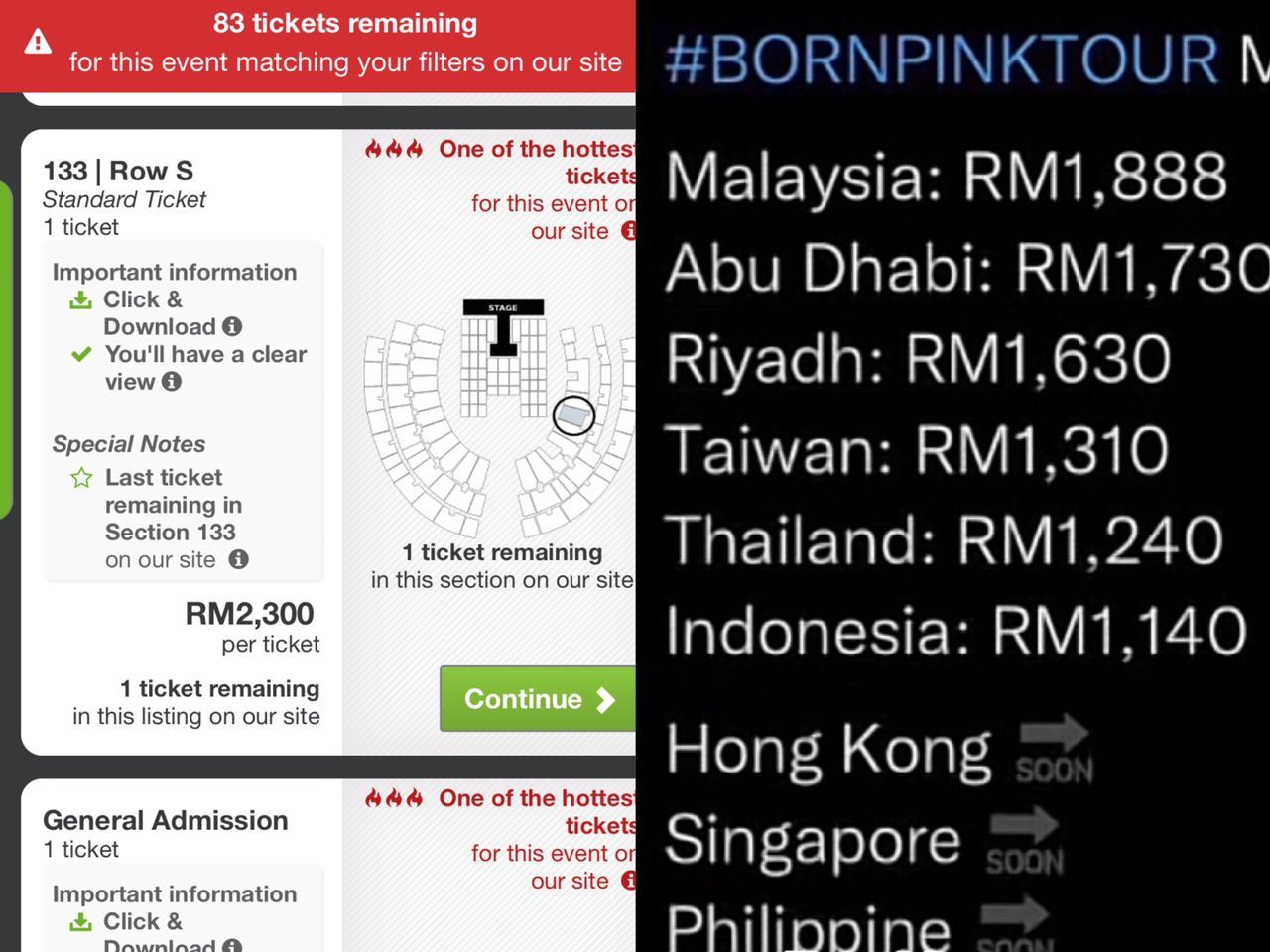 peminat kecewa tiket blackpink di kl paling mahal, cecah hingga rm2,300