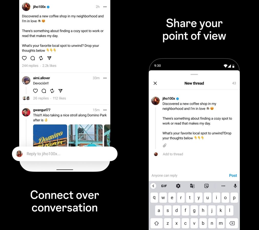pesaing twitter, thread kini terbongkar secara tak sengaja di google play store