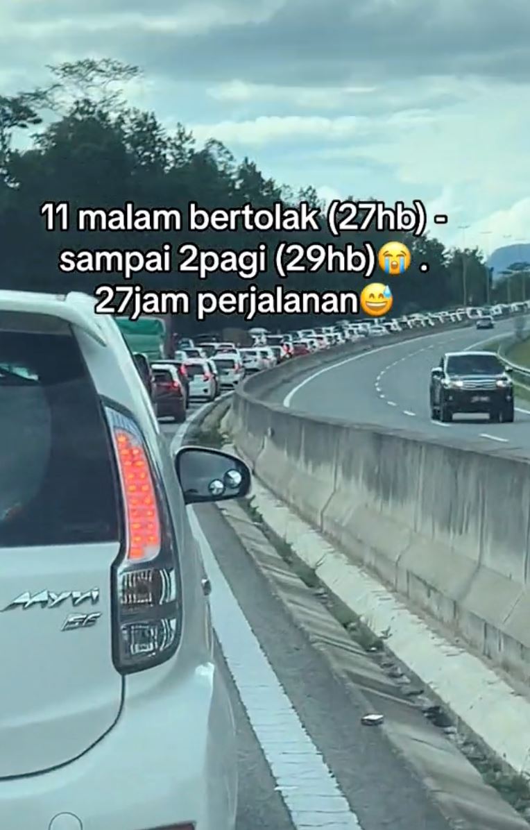 27 jam perjalanan atas jalan balik kelantan sambut aidiladha