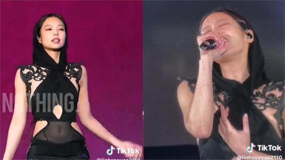 jennie表演途中情绪崩溃！疑扛不住舆论压力！