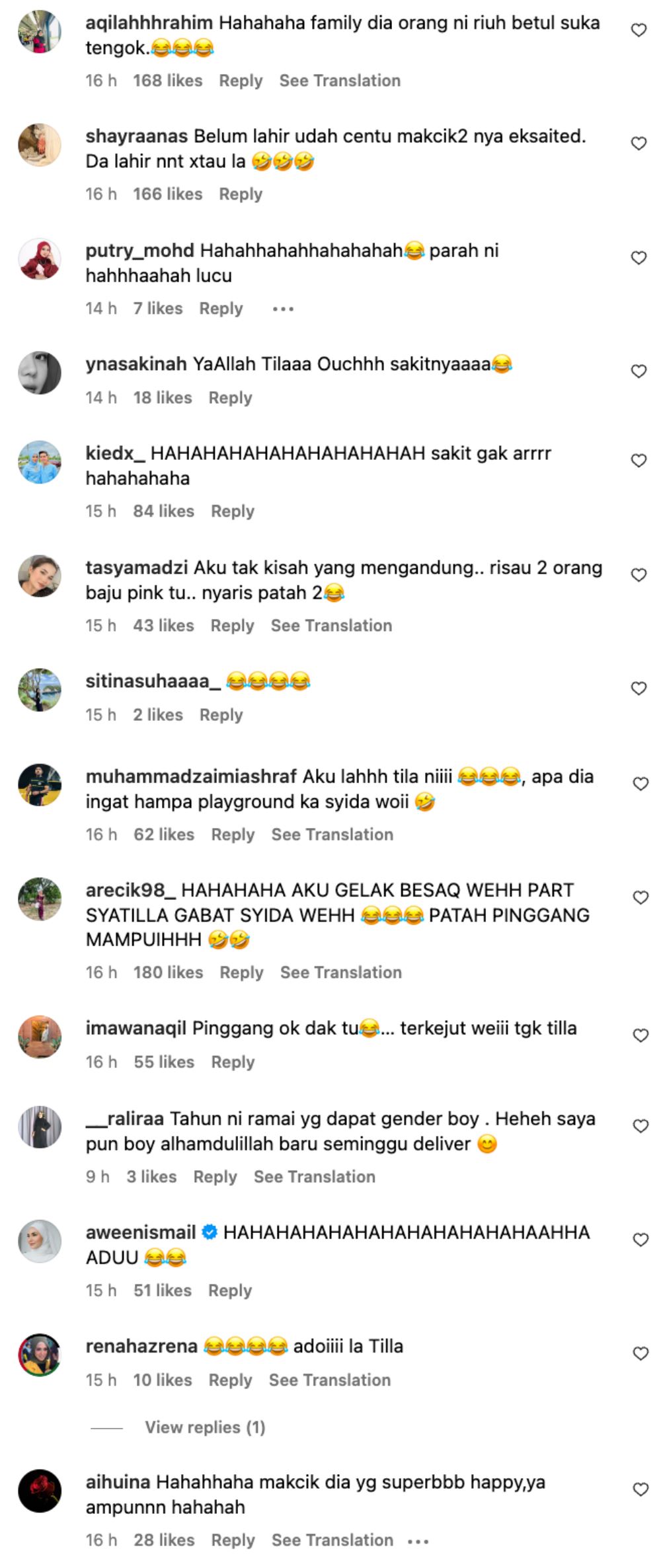 syifa melvin umum jantina bayi, syatilla & syida teruja lompat sampai terjatuh