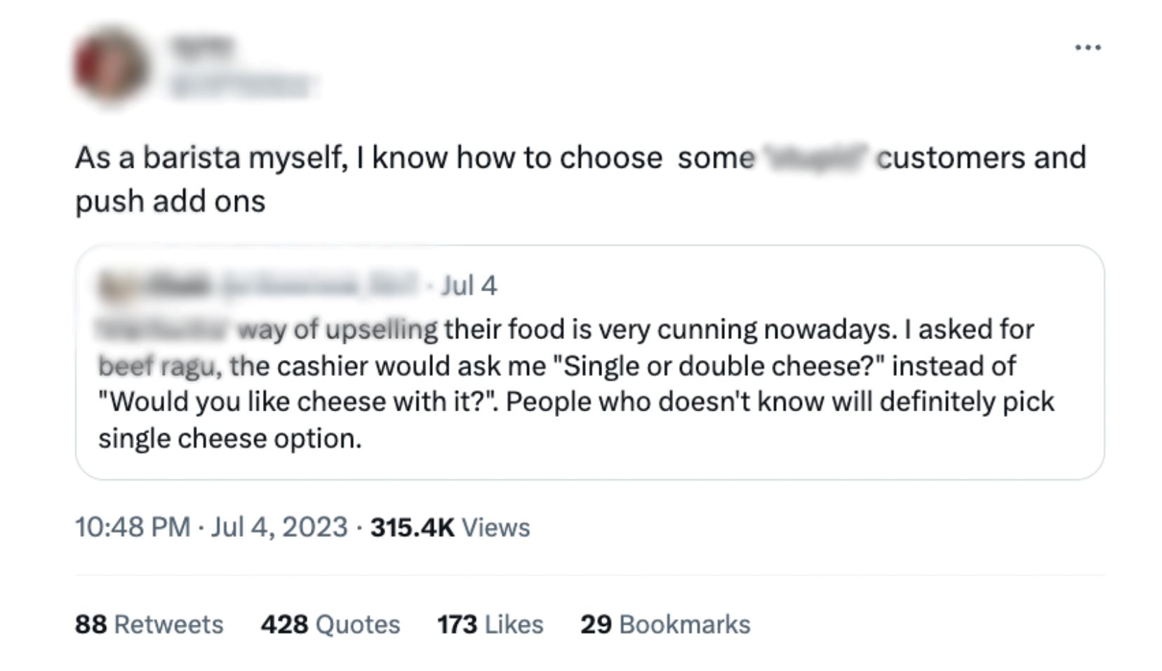 controversy erupts as barista faces backlash for “tricking” customers into buying add-ons