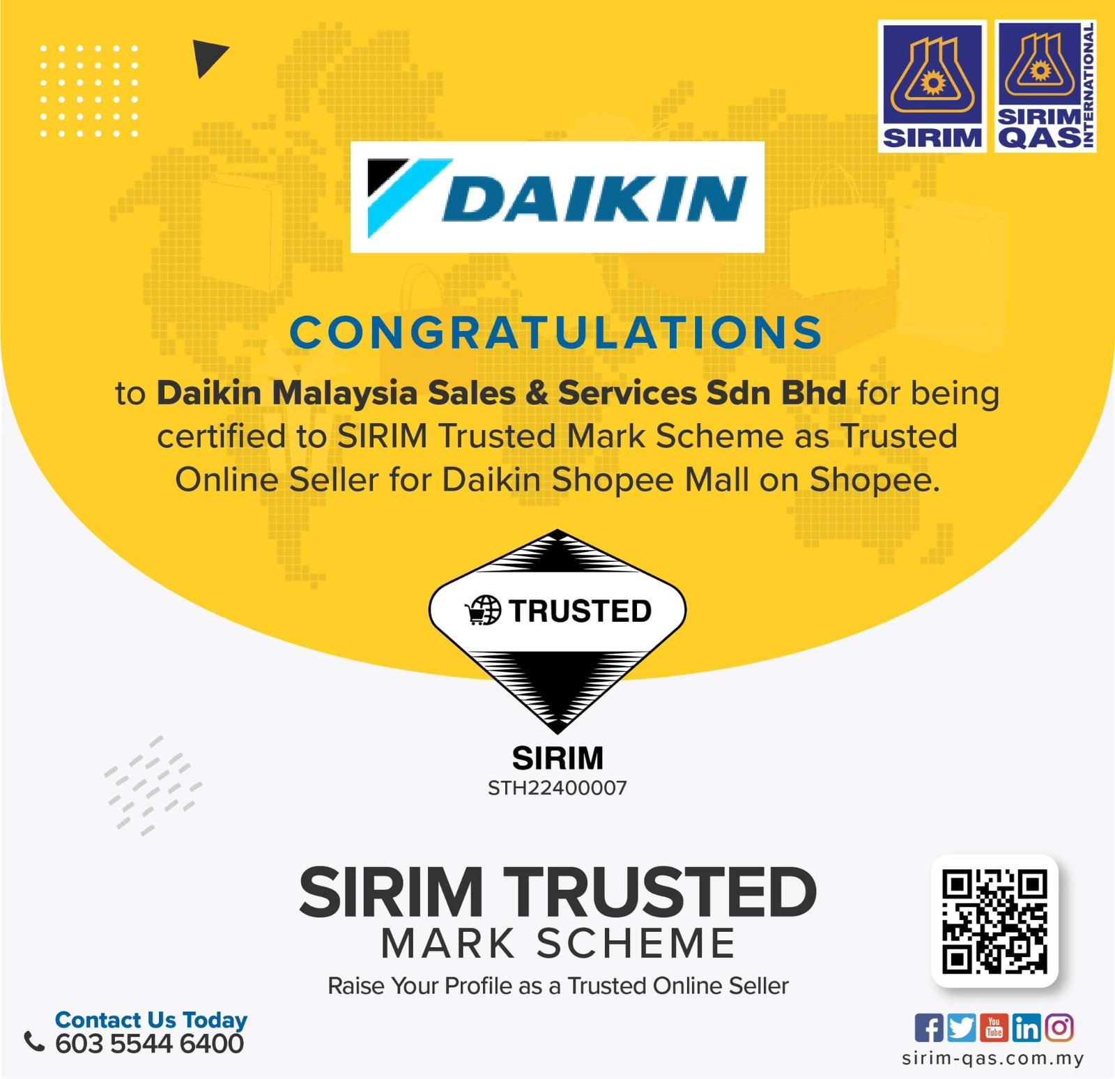 Daikin SIRIM Trusted Mark Scheme