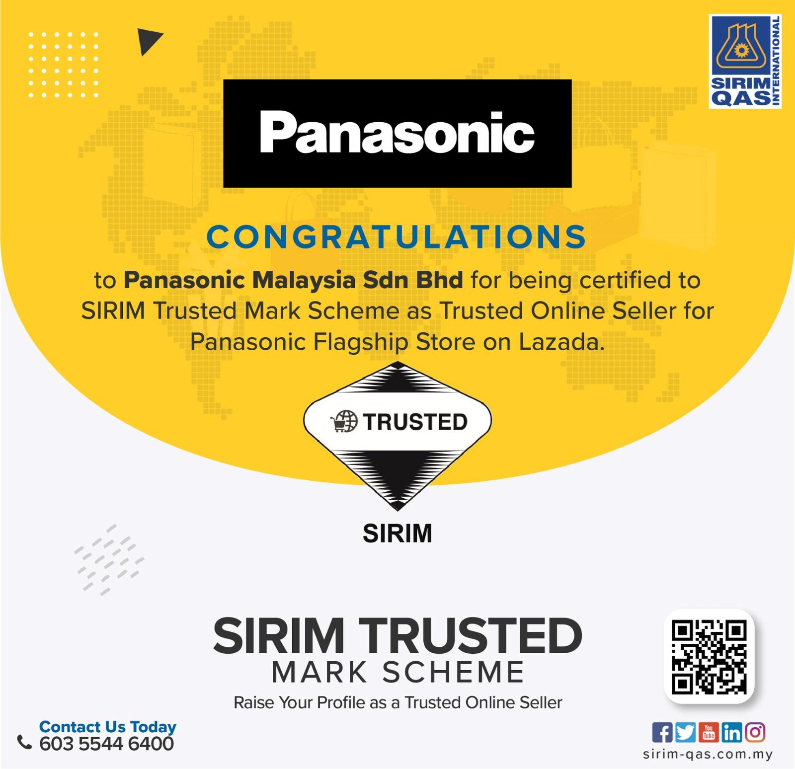 Panasonic SIRIM Trusted Mark Scheme