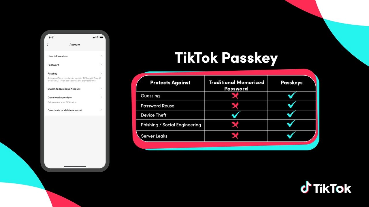 lebih selamat, pengguna ios kini boleh log masuk tiktok guna face atau touch id
