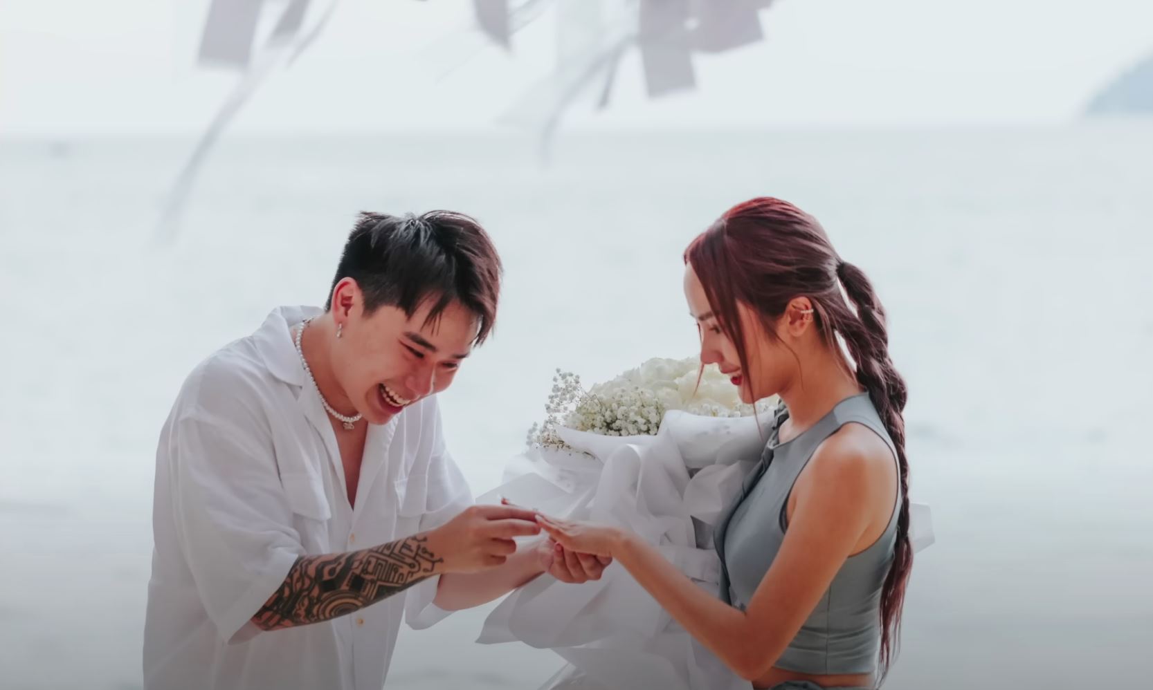 💍【影片】danny、jestinna求婚影片公开❗️早已在4月求婚成功❤️