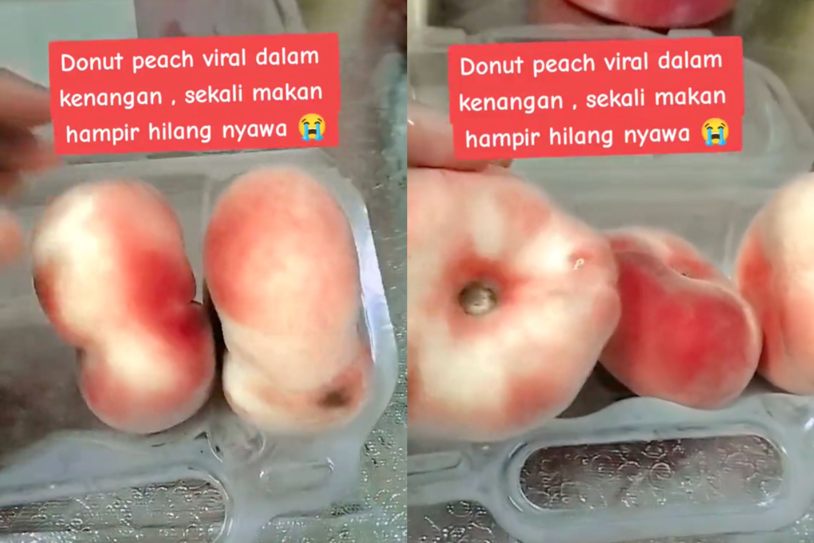 rash breakout! woman almost loses her life after consuming viral donut peach fruit
