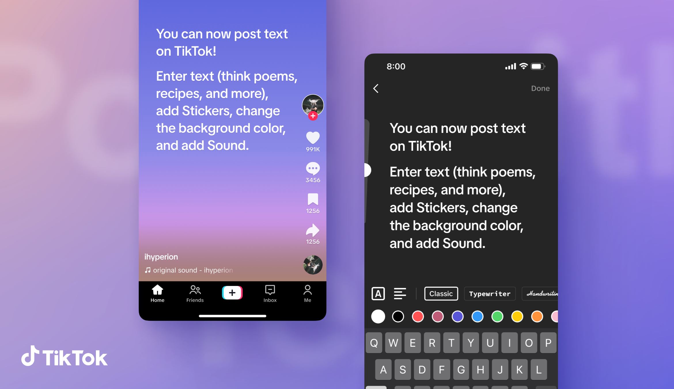 tiktok tawar ciri baharu, benarkan post teks sahaja