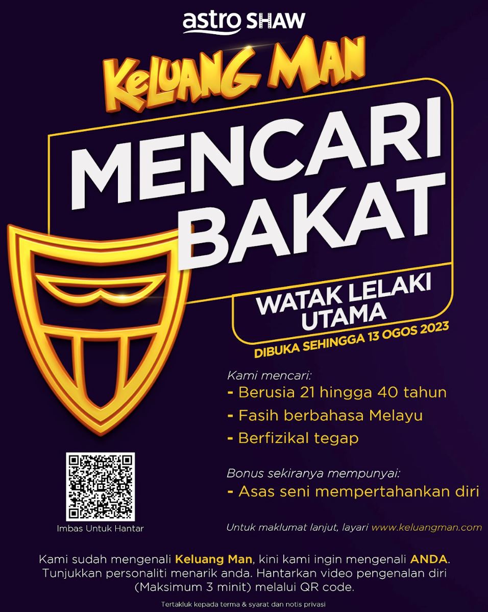 pelakon watak superhero ikonik malaysia ‘keluang man’ kini dicari!