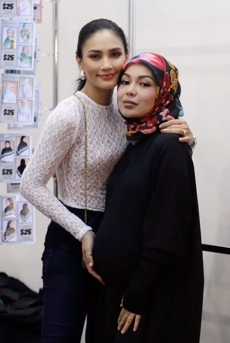 fasha sandha usap baby bump nad zainal mahu ‘ambil berkat’ ibu hamil