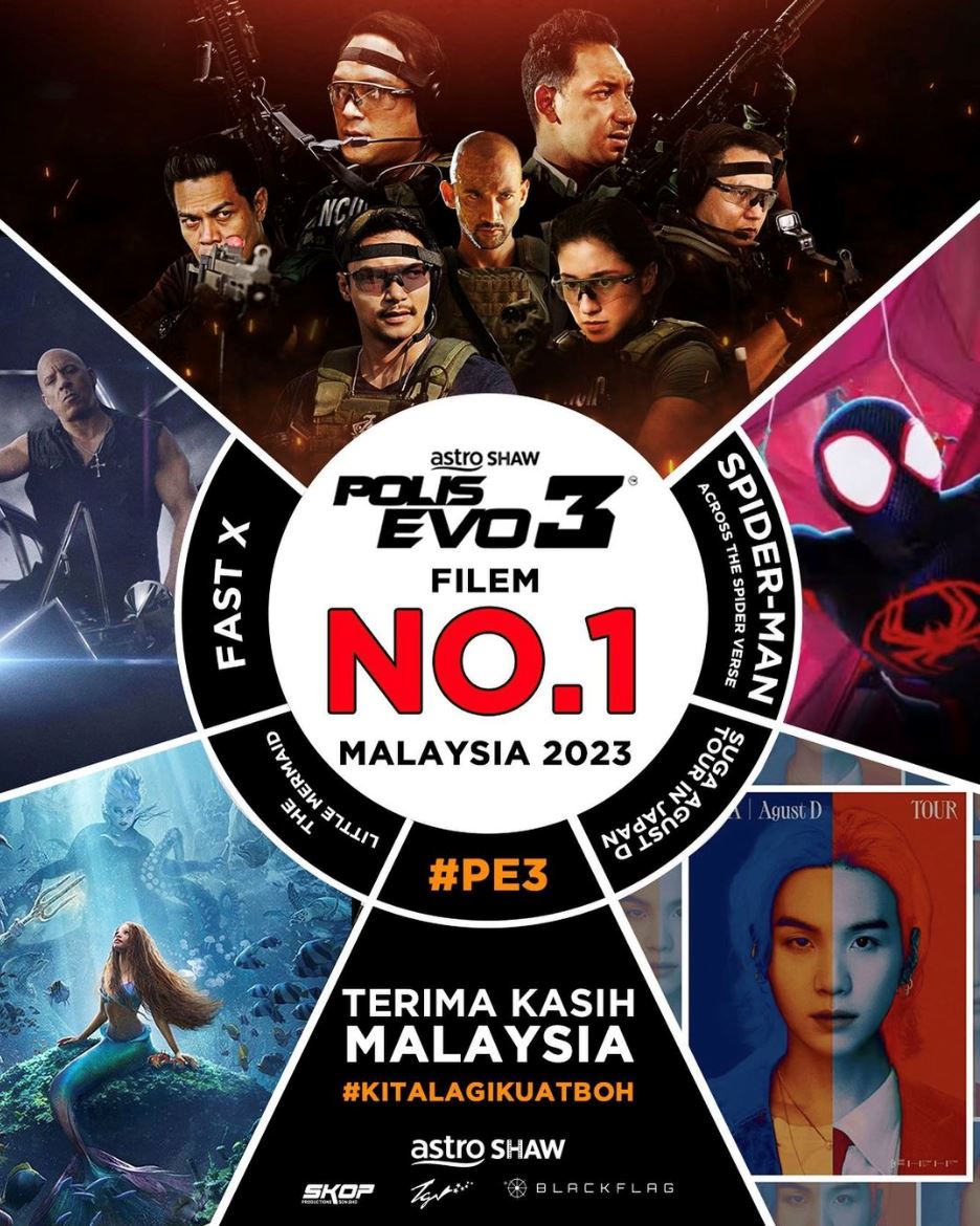 filem polis evo 3 muncul filem nombor satu negara tahun 2023