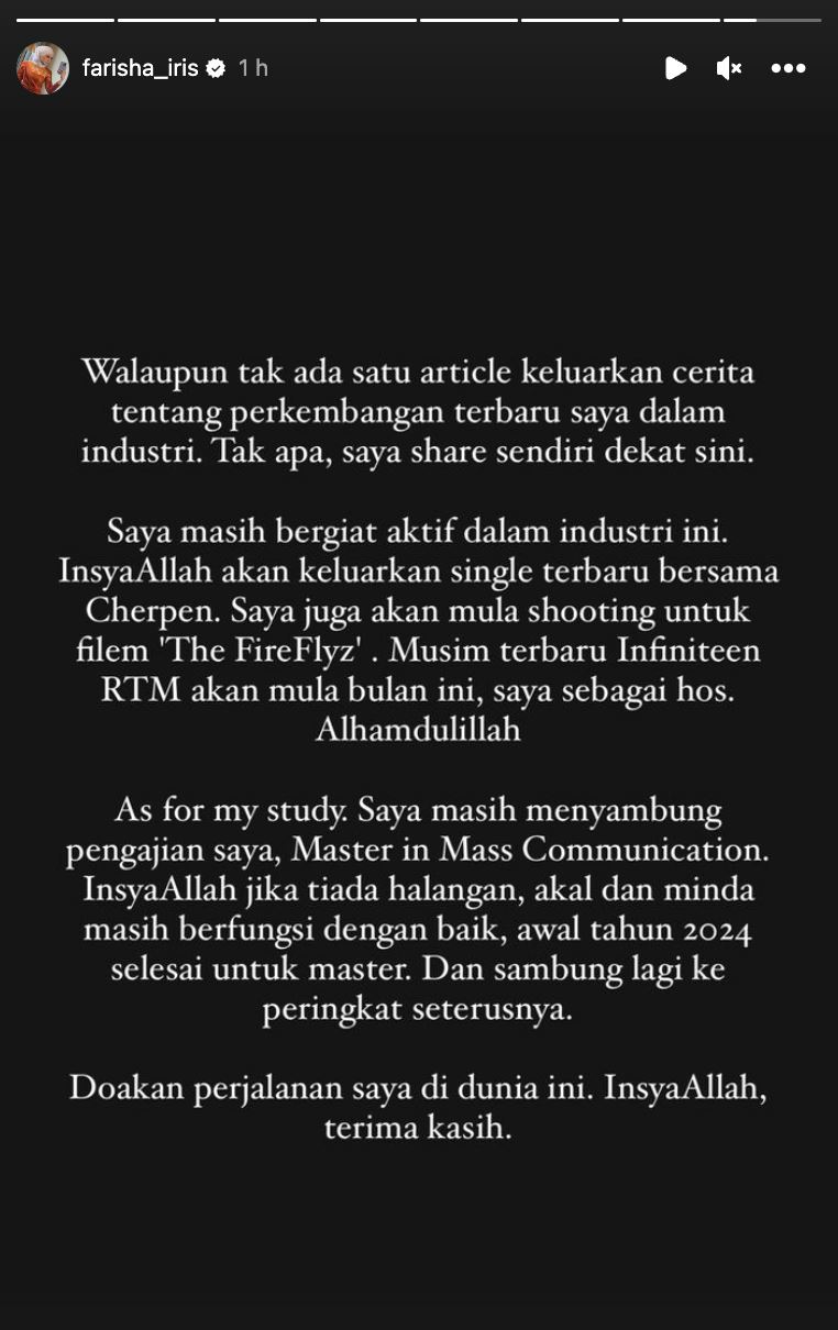 farisha iris nafi rampas kekasih dan jadi punca influencer terkenal putus tunang