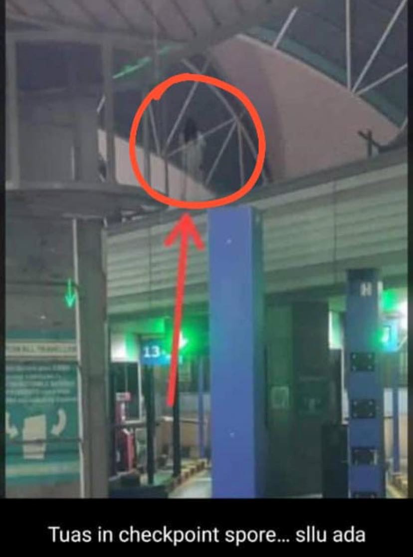 kelibat seakan ‘cik ponti’ terakam di kompleks imigresen jb undang rasa seram
