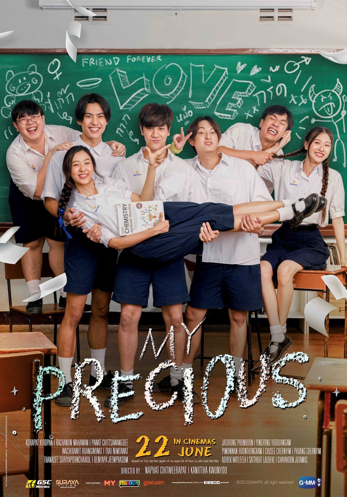 🇹🇭泰版《那些年》6月22日上映❗️《my precious》再献捣蛋鬼和模范生的校园爱情故事💗