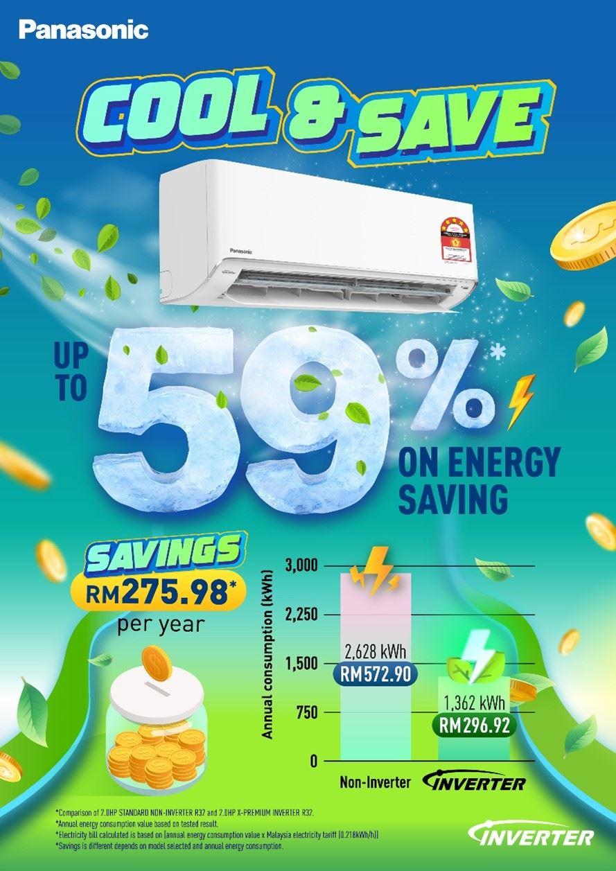 panasonic节能又凉快的冷气机