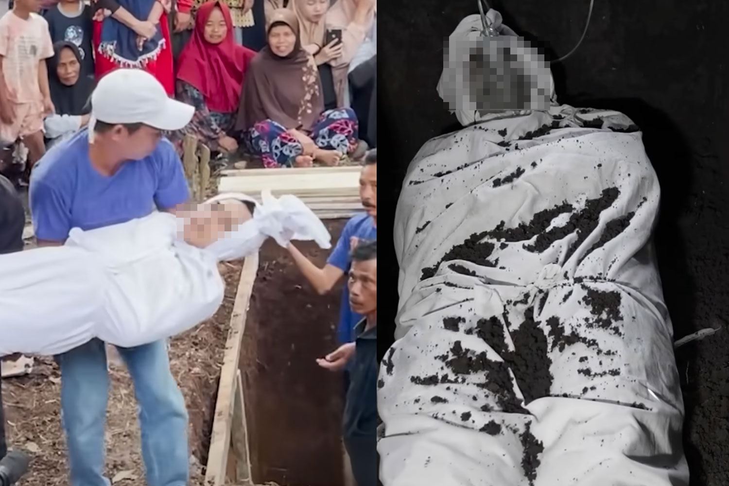 ajak ingat kematian, youtuber buat content tanam diri bersama ular sawa berdepan detik cemas