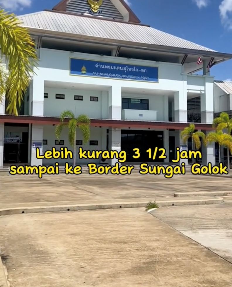 nak elak jalan jem, wanita ini balik kelantan ikut jalan thailand