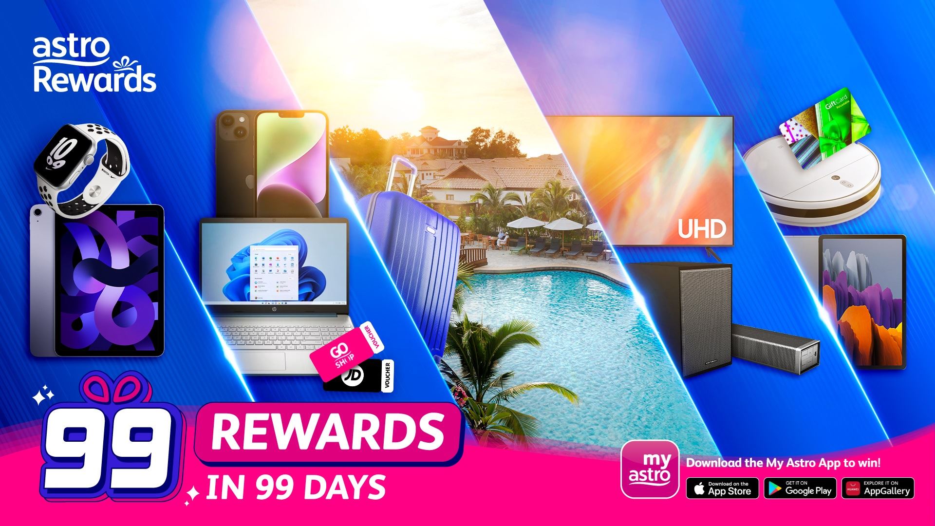 astro users! enjoy 99 rewards in 99 days with astro rewards!