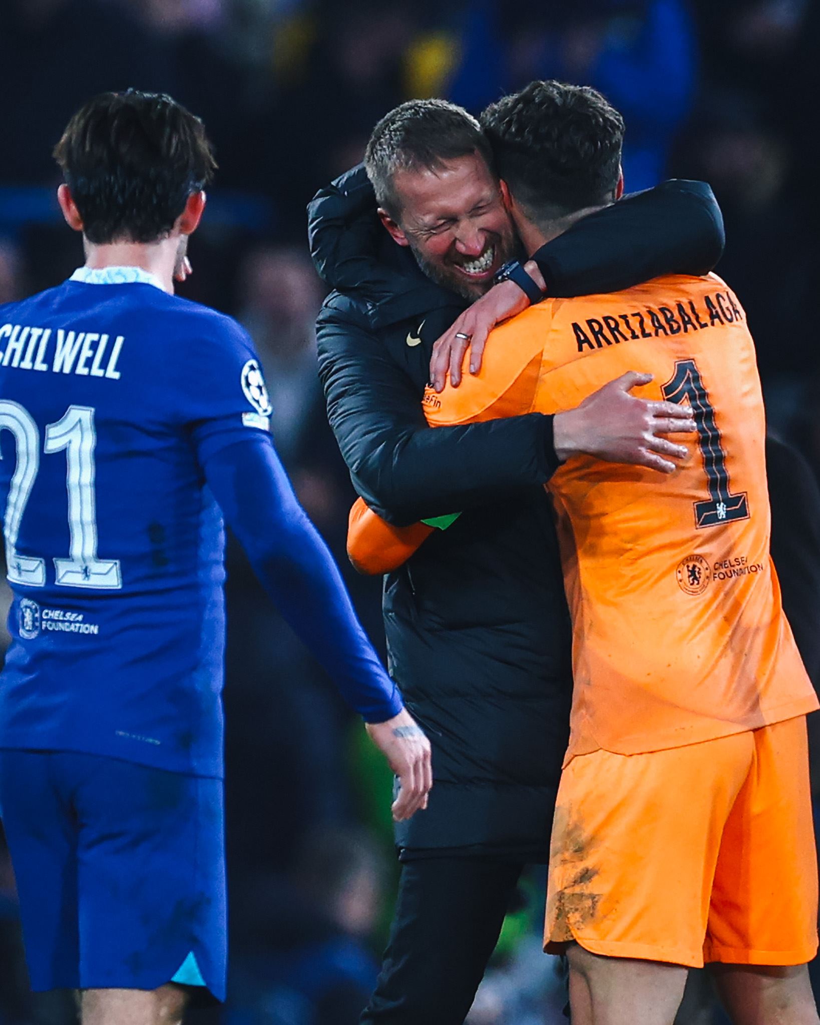 chelsea are through to the champions league quarterfinals!