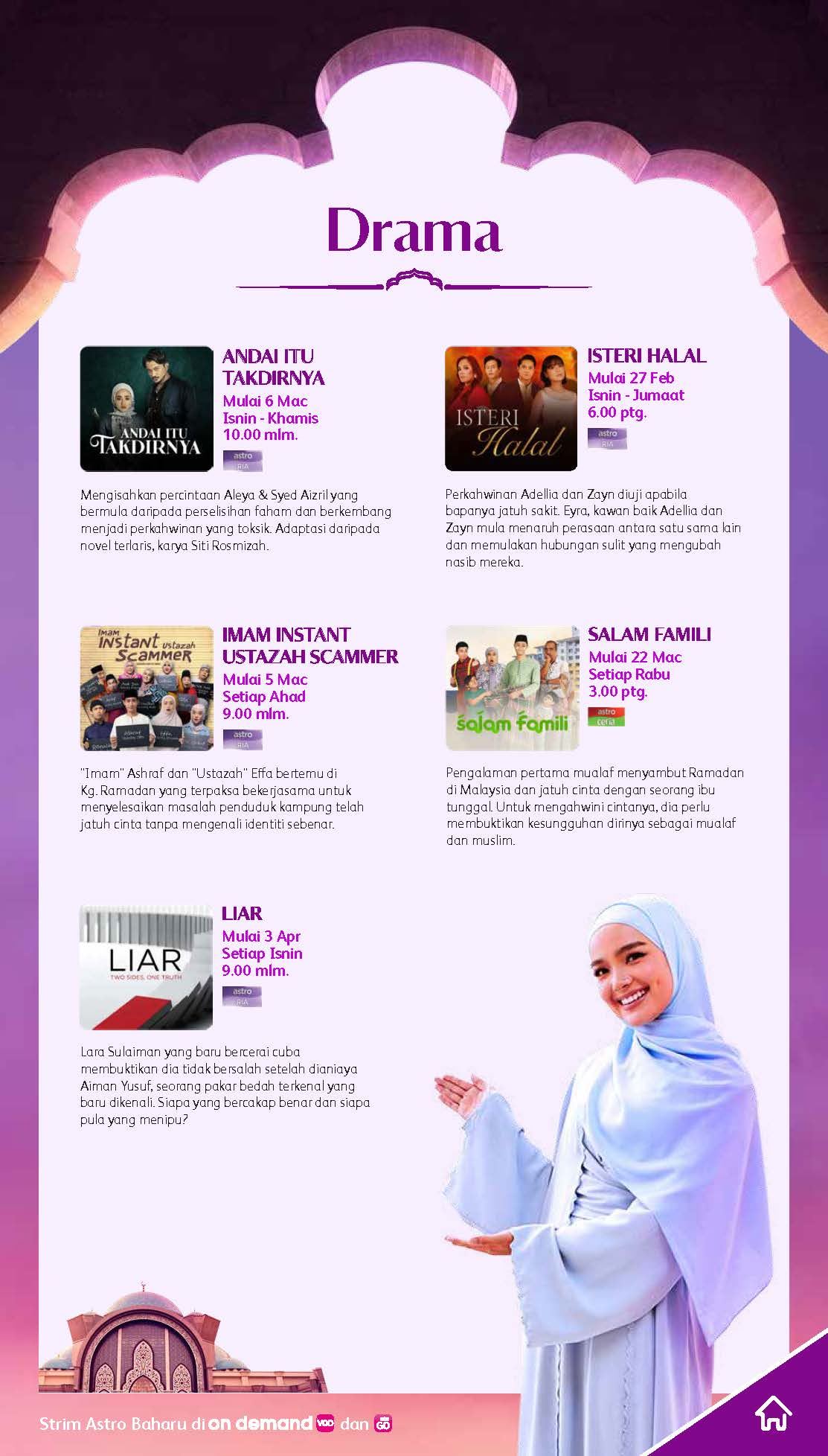 raikan kemuliaan ramadan dengan rancangan hiburan berilmiah di astro!