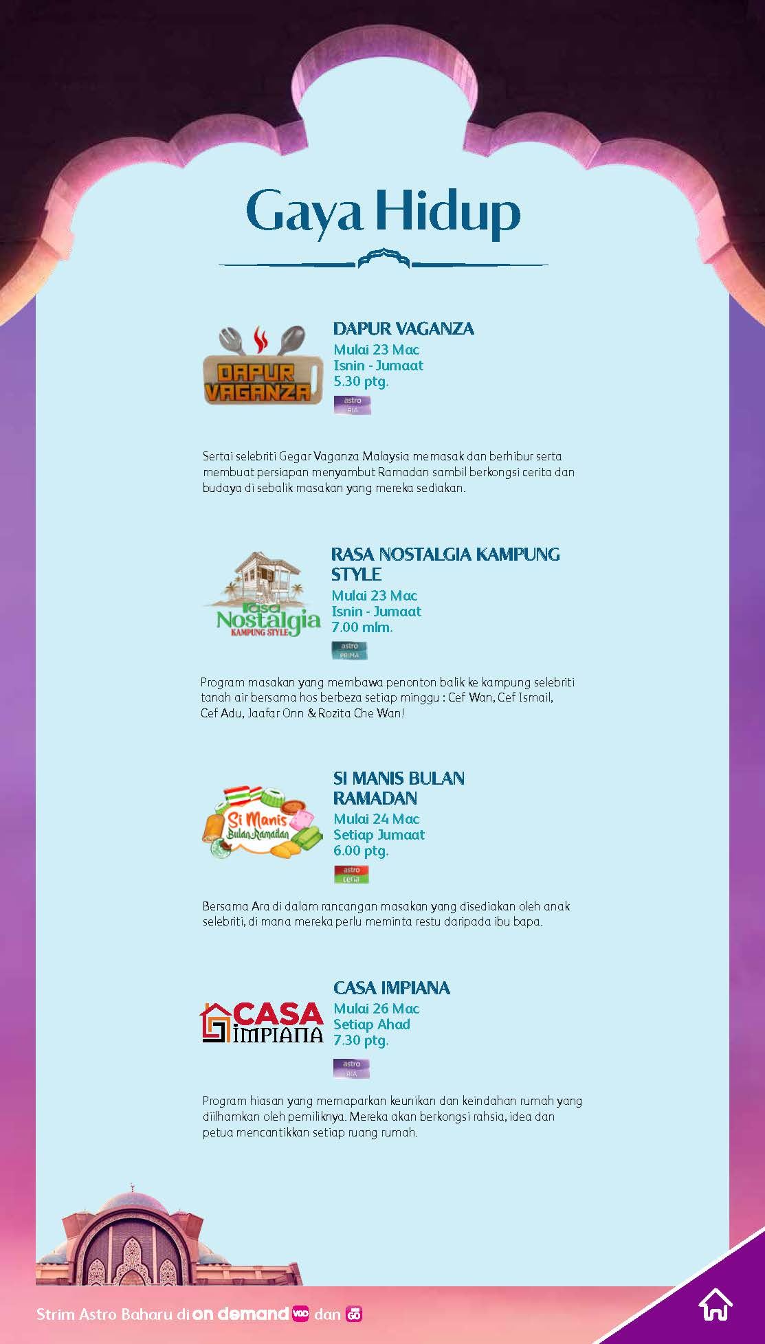 raikan kemuliaan ramadan dengan rancangan hiburan berilmiah di astro!