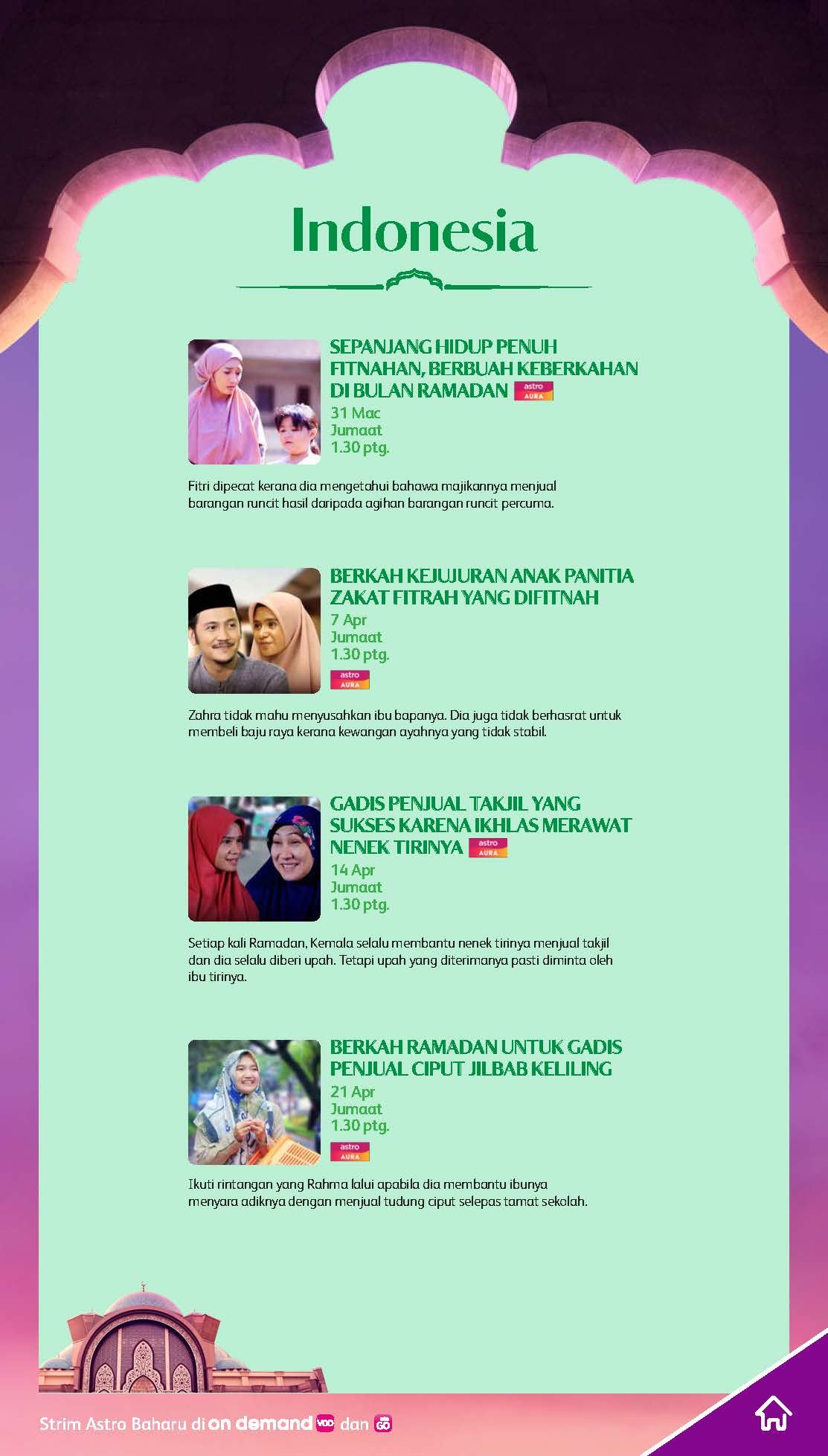 raikan kemuliaan ramadan dengan rancangan hiburan berilmiah di astro!