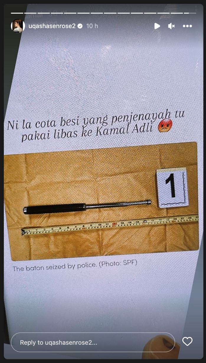 insiden kamal adli dipukul, uqasha mohon rakyat malaysia-singapura tidak bergaduh