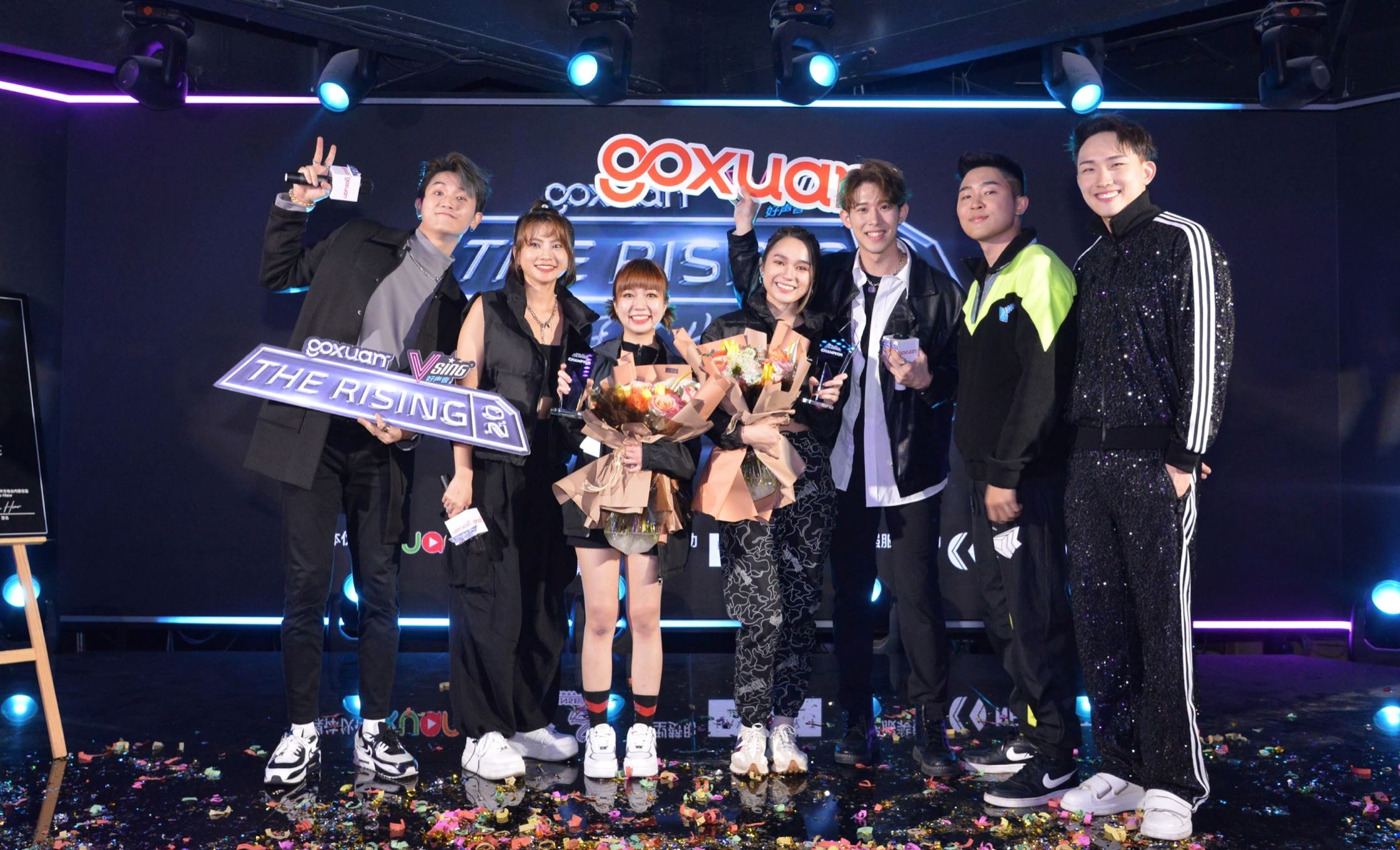 the rising 2.0双冠军诞生！凯欣、盈盈签约goxuan全职mc！