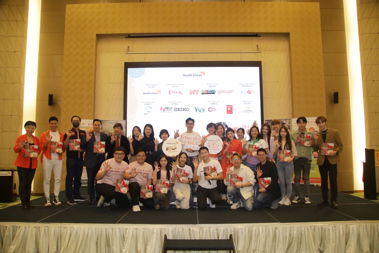 💗品冠担任马来西亚世界宣明会饥饿30爱心大使❗️目标160万令吉善款