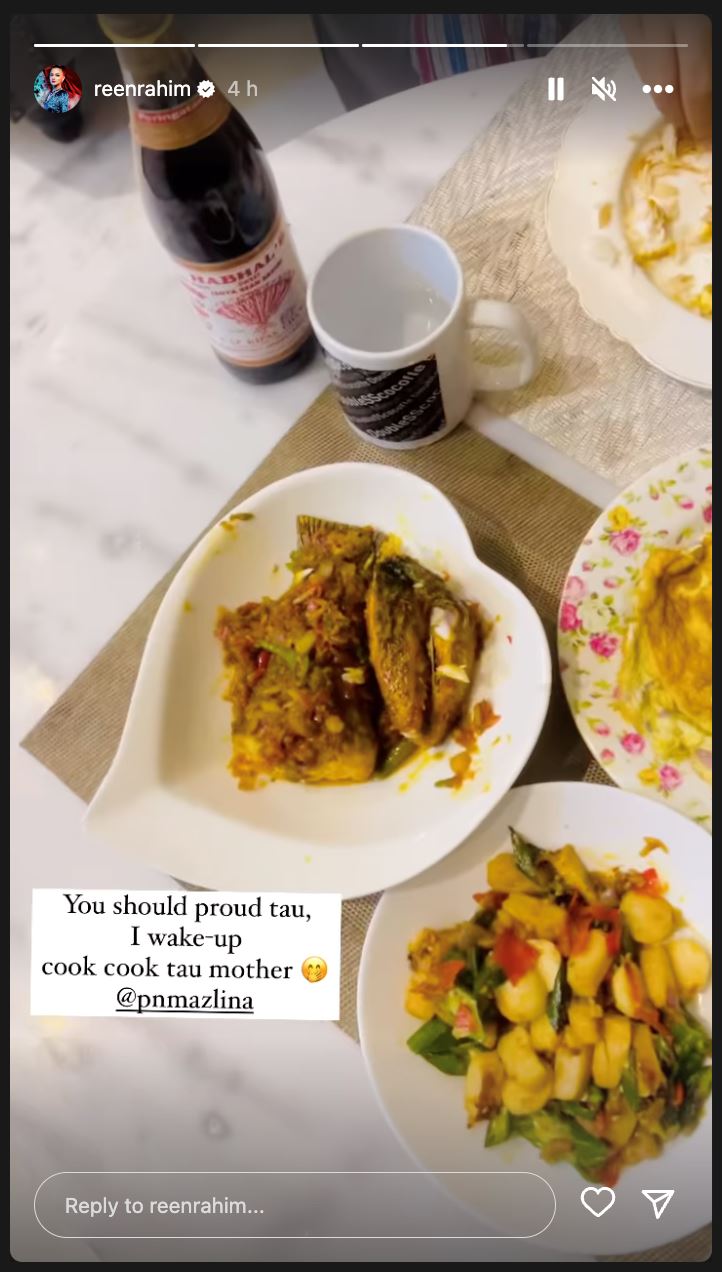 lepas dah kahwin, reen rahim akhirnya kena bangun sahur demi suami