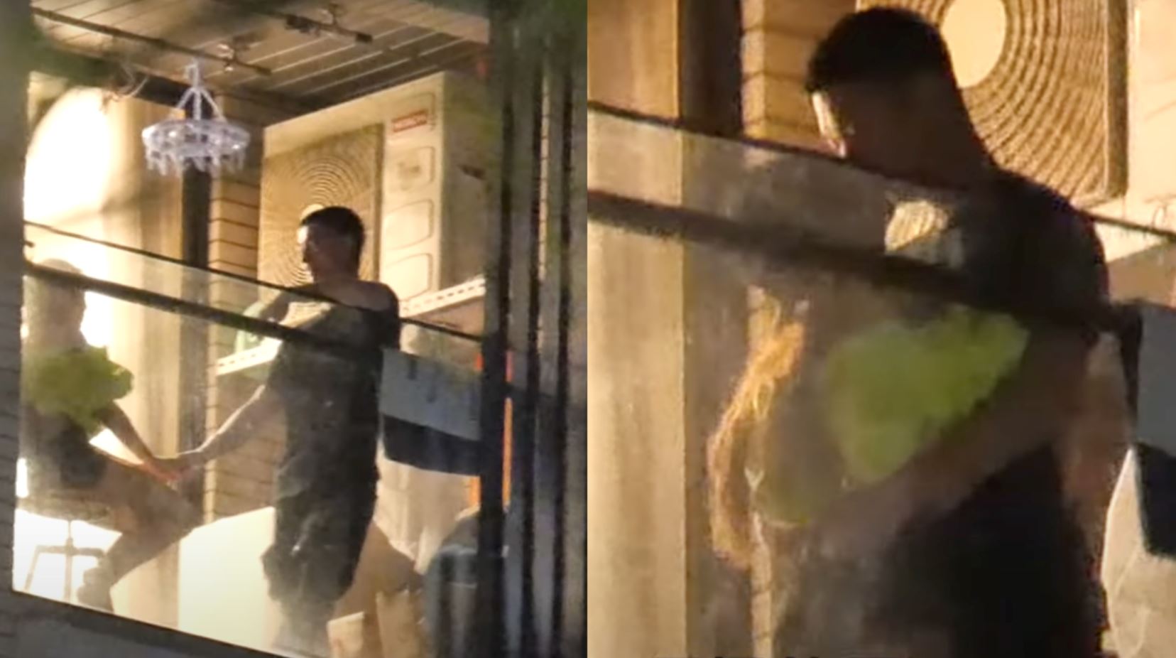 艾薇恋情曝光？遭人目击“阳台激情拥吻”！