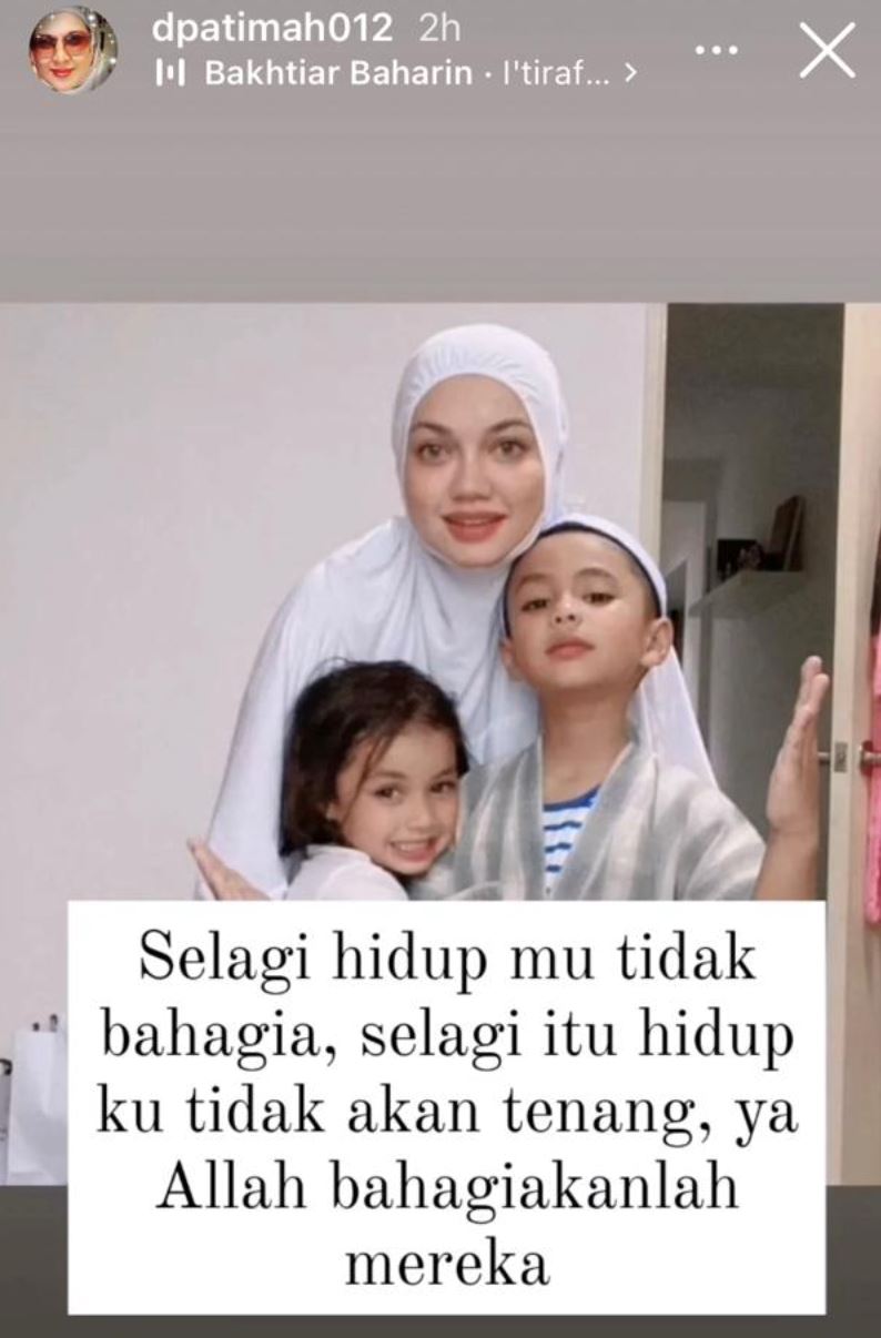 selagi puteri sarah belum bahagia, ibu syamsul yusof tak akan rasa tenang