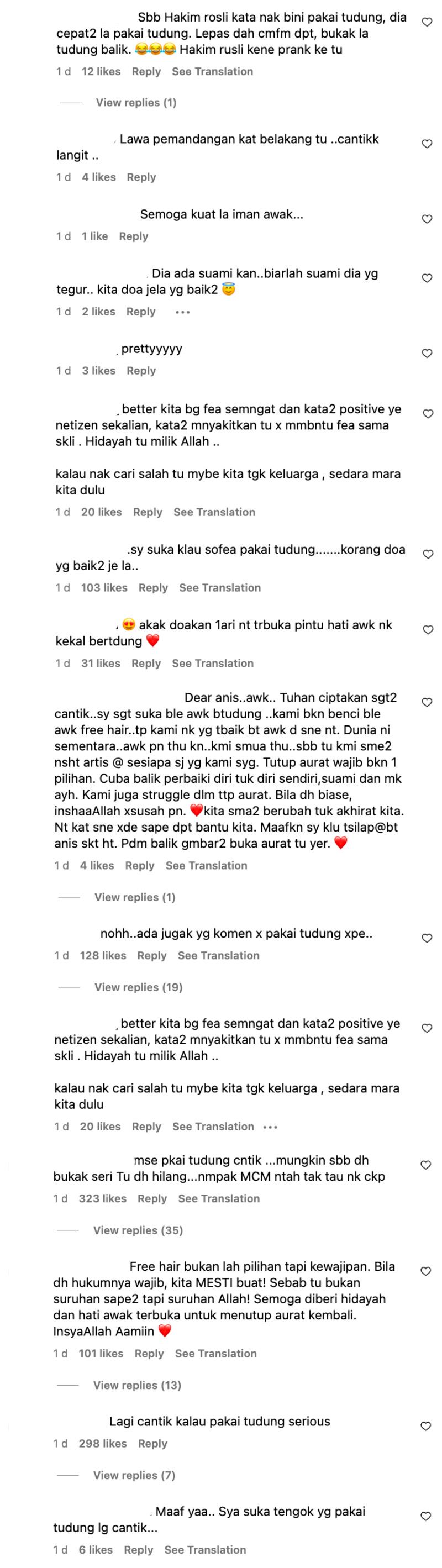 akhirnya buka ruang komen, isteri haqiem rusli di ‘serang’ warganet