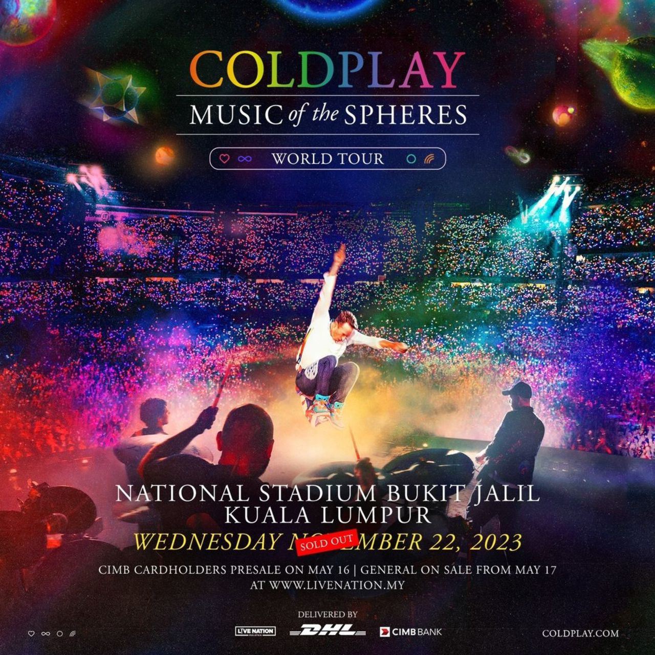 hati-hati, dah ada orang jual semula tiket konsert coldplay pada harga tak masuk akal