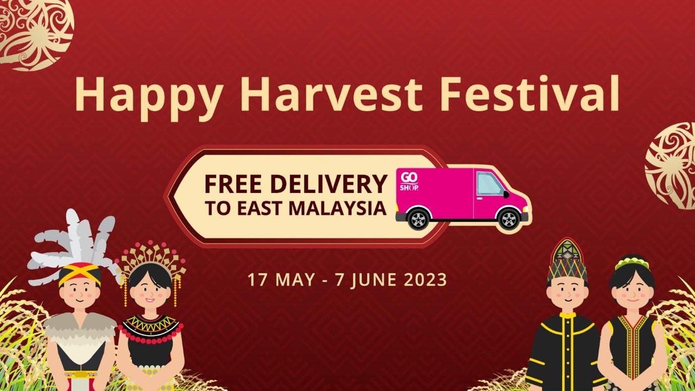 go shop spreads harvest festival cheer with free shipping to east malaysia