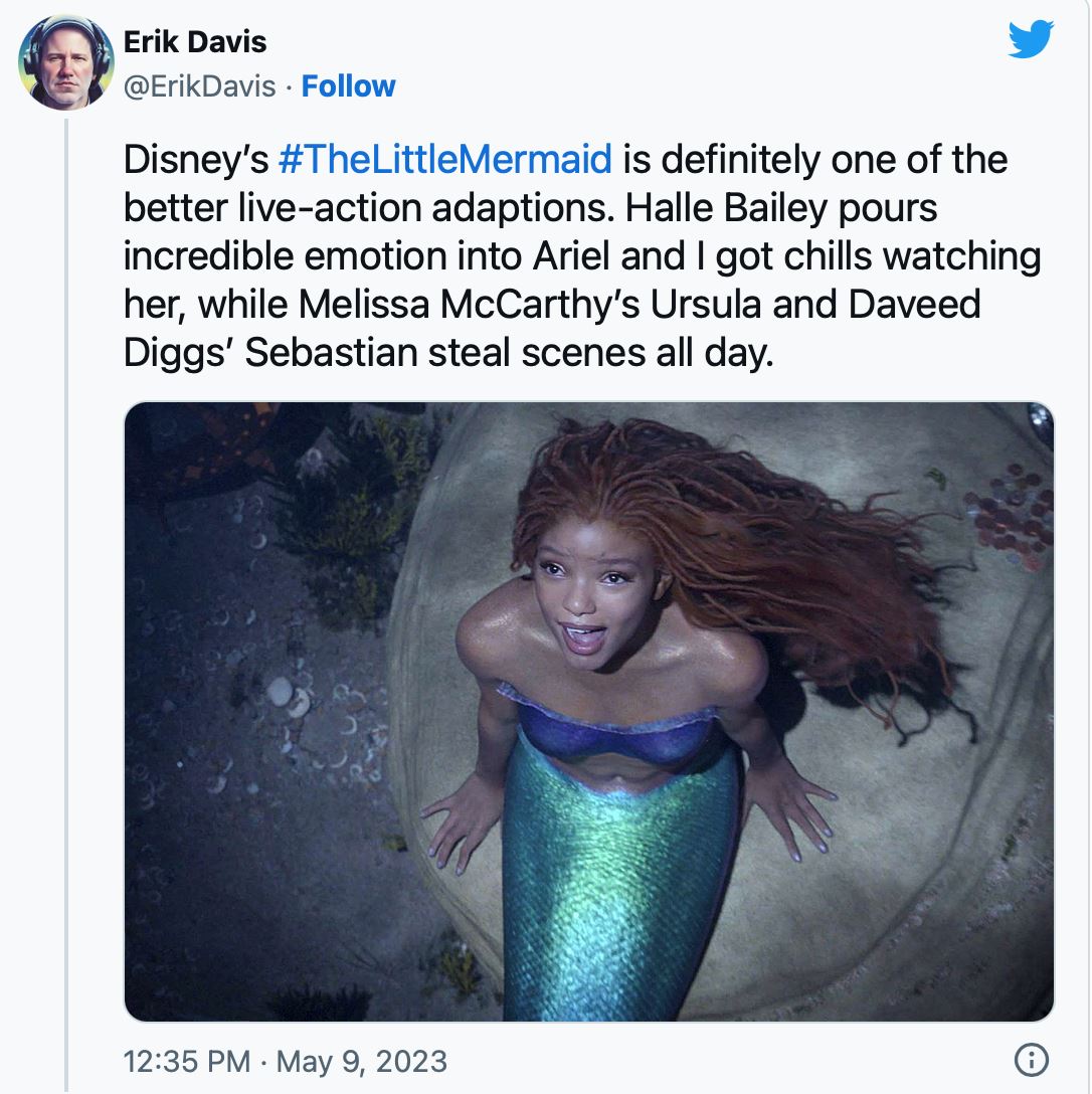 《小美人鱼》全马上映啦！首映后意外好评？！