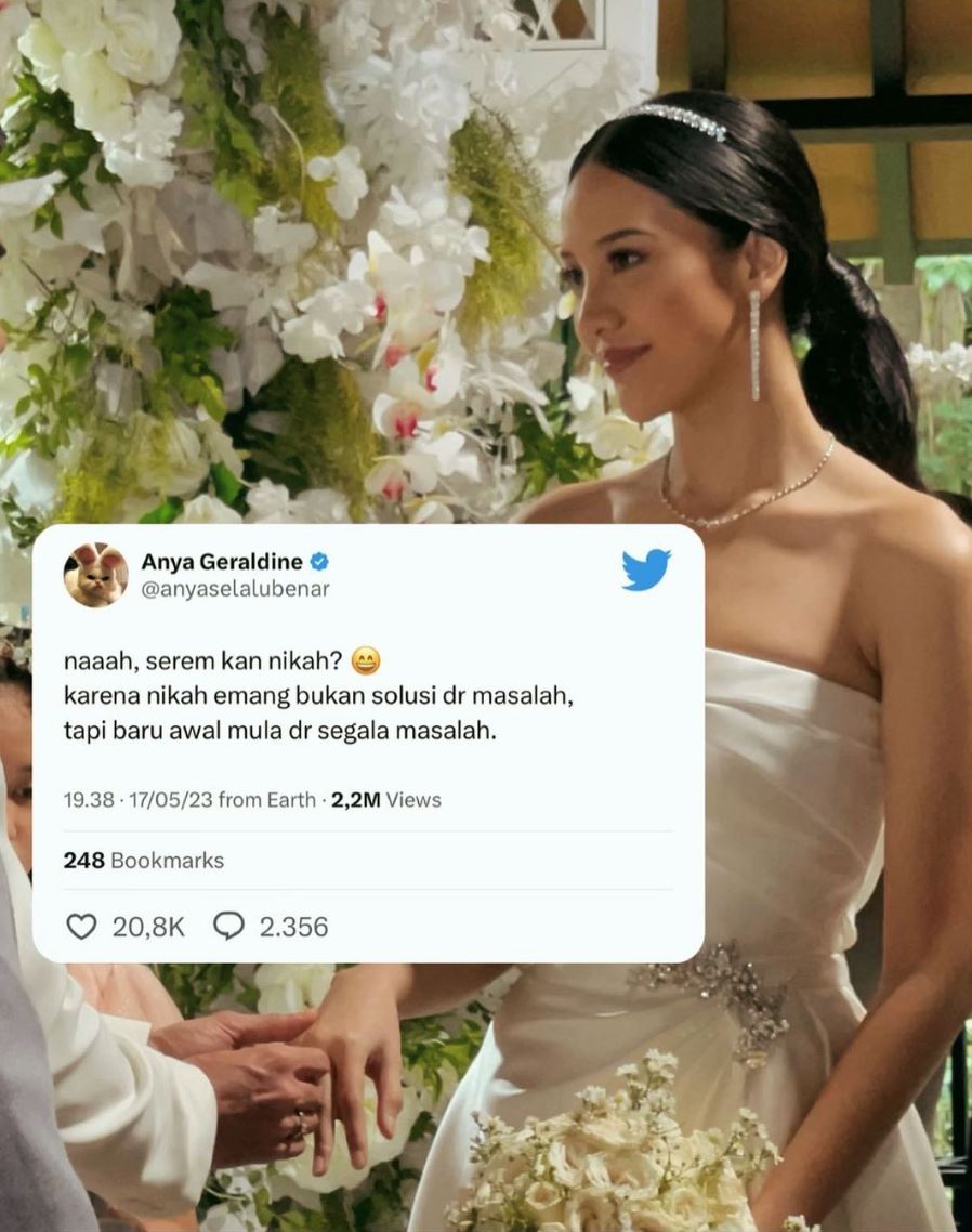 banyak kisah curang, anya geraldine jadi takut nak kahwin, “seramkan nikah?”