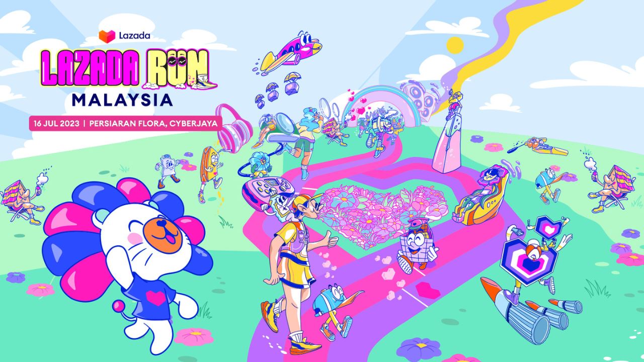 Lazada run berlangsung 16 Julai 2023